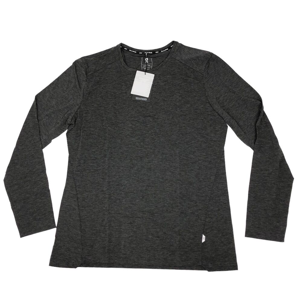 NEW On Cloud On Running Long Sleeve T Shirt Comfort Long T Mens Large Gray - Picture 3 of 11